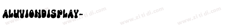 AluvionDisplay字体转换