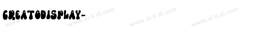 CreatoDisplay字体转换