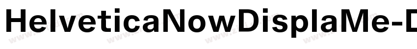 HelveticaNowDisplaMe字体转换