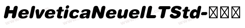 HelveticaNeuelLTStd字体转换
