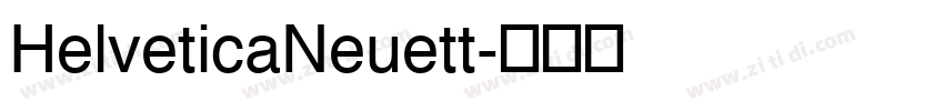 HelveticaNeuett字体转换