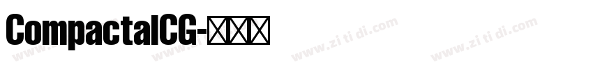 CompactaICG字体转换