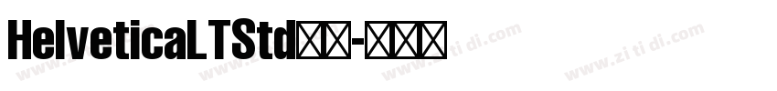 HelveticaLTStd常规字体转换