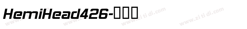 HemiHead426字体转换