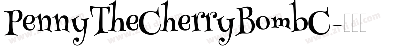PennyTheCherryBombC字体转换