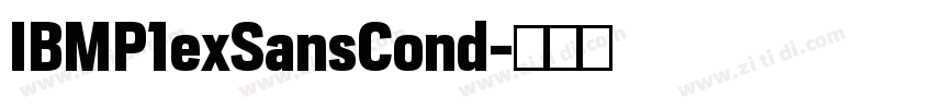 IBMP1exSansCond字体转换 IBMP1exSansCond字体转换