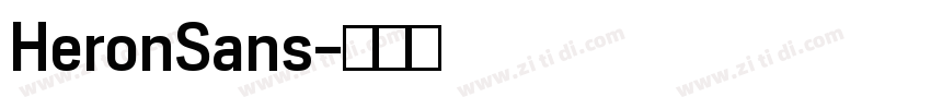 HeronSans字体转换