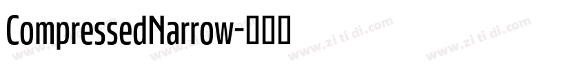 CompressedNarrow字体转换
