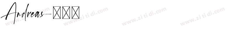 Andreas字体转换