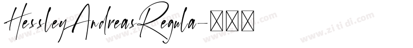 HessleyAndreasRegula字体转换