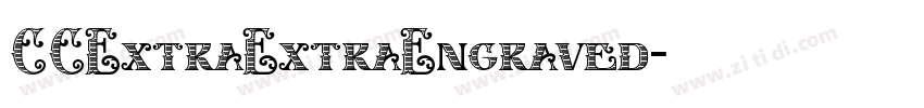CCExtraExtraEngraved字体转换