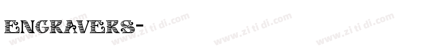 engravers字体转换