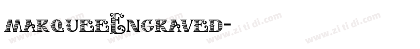marqueeEngraved字体转换 marqueeEngraved字体转换