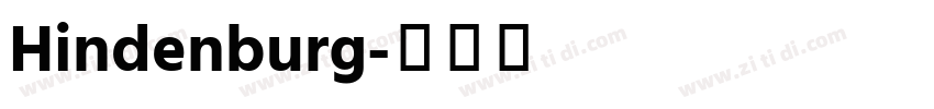 Hindenburg字体转换 Hindenburg字体转换