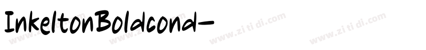 InkeltonBoldcond字体转换