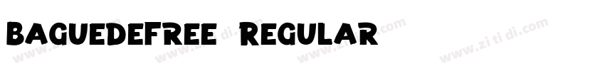 BaguedeFree-Regular字体转换