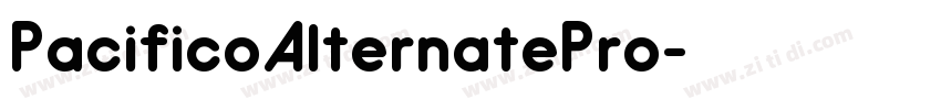 PacificoAlternatePro字体转换 PacificoAlternatePro字体转换