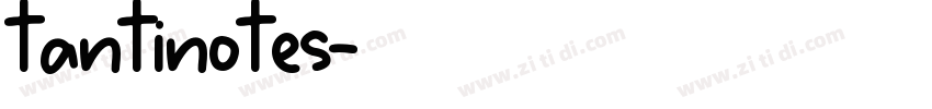 tantinotes字体转换