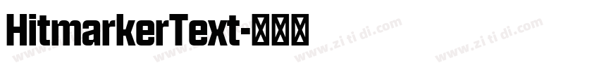 HitmarkerText字体转换 HitmarkerText字体转换