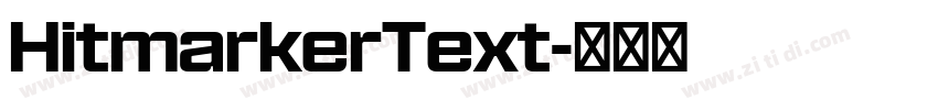 HitmarkerText字体转换 HitmarkerText字体转换