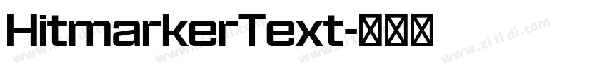 HitmarkerText字体转换 HitmarkerText字体转换