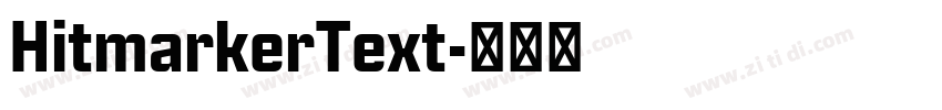 HitmarkerText字体转换 HitmarkerText字体转换