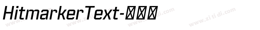 HitmarkerText字体转换 HitmarkerText字体转换