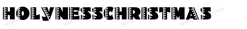 HOLYNESSCHRISTMAS字体转换
