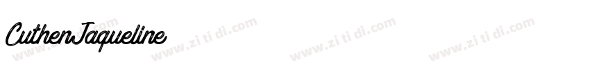 CuthenJaqueline字体转换