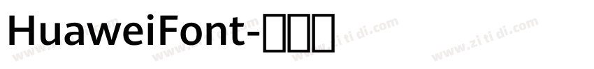 HuaweiFont字体转换