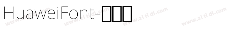HuaweiFont字体转换