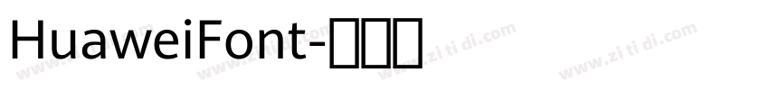 HuaweiFont字体转换