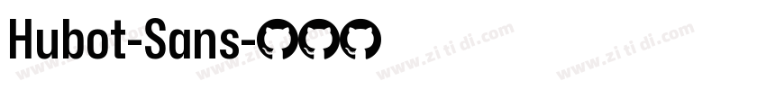 Hubot-Sans字体转换
