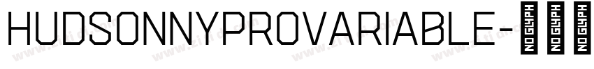 HudsonNYProVariable字体转换