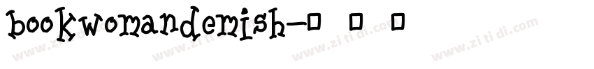 bookwomandemish字体转换
