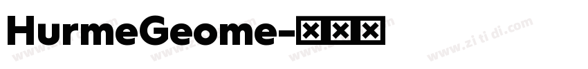 HurmeGeome字体转换