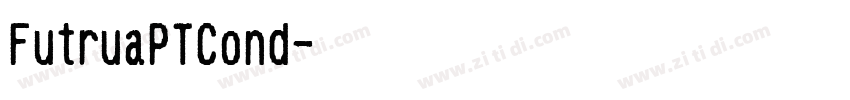 FutruaPTCond字体转换