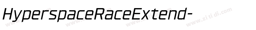 HyperspaceRaceExtend字体转换