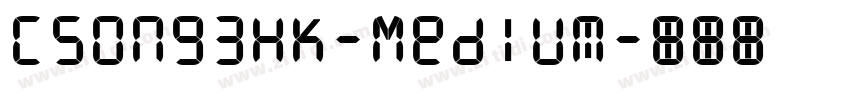 CSong3HK-Medium字体转换