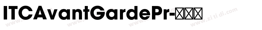 ITCAvantGardePr字体转换