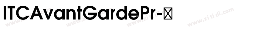 ITCAvantGardePr字体转换
