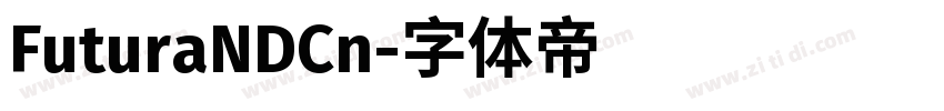 FuturaNDCn字体转换