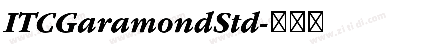 ITCGaramondStd字体转换 ITCGaramondStd字体转换