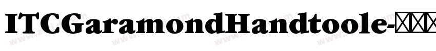 ITCGaramondHandtoole字体转换