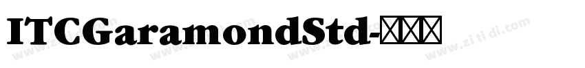 ITCGaramondStd字体转换 ITCGaramondStd字体转换