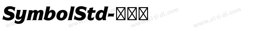 SymbolStd字体转换