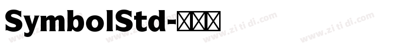 SymbolStd字体转换