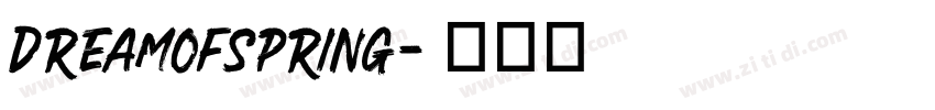 Dreamofspring字体转换