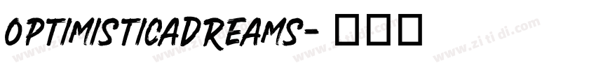 OptimisticaDreams字体转换