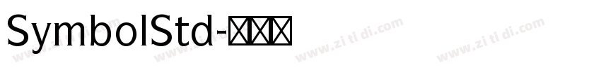 SymbolStd字体转换